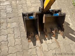 JCB 8008 CTS, 2021 BJ, 972 BH, 3 x Löffel