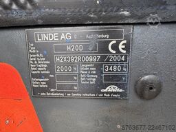 LINDE H20D Duplo 315 Freelift / Sideshift / 4e Functie VW Diesel 2004