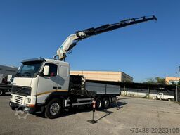 Volvo FH 12- 420 CASSONE+GRU PM 37 BIANCO 6X2