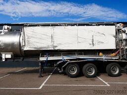 Ligthart 3 axle high pressure and suck 27 m3 tipper tank...