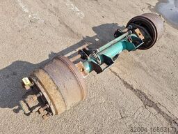 ROR trailer axle | double tires | drum brakes