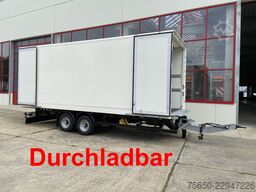 Möslein TKO 105 D 7m weiß  Tandem- Koffer, Durchladbar, -- Neufahrzeug --
