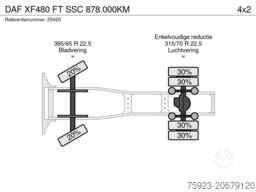 DAF XF480 FT SSC 878.000KM