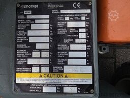 Snorkel A38E As-Is, Electric, 13.5m Working Height, 6.1m R