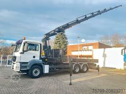 MAN 26.360 TGS Pritsche + HIAB 477 Kran 6x4