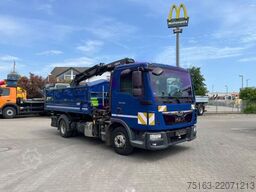MAN TG-L 8.190.4x2 BL 2-Achs Kipper Kran Hiab 078+Gr