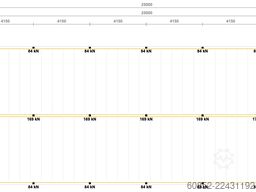 10x25m Lagerbühne , Belastung : 500kg/qm Unterkante: 3,0m , ca. 250qm Systembühne