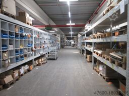 300lfm Palettenregal Regal Höhe 2,75m Schwerlastregal Tr 3000Kg mit Holzböden