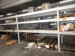 300lfm Palettenregal Regal Höhe 2,75m Schwerlastregal Tr 3000Kg mit Holzböden