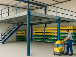 ab 30 m² und größer, Traglast: 500 kg/m² | 5,0 x 6,0 m | Lichte Höhe: 3,0m