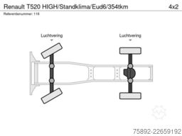 Renault T520 HIGH/Standklima/Eud6/354tkm