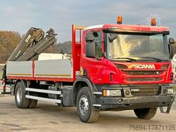 SCANIA P 280 * HIAB 122 E - 2 HIDUO + FUNK* TOPZUSTAND