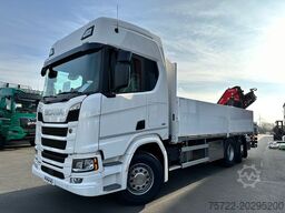 SCANIA R 560 6x2-4/BAUSTOFFFAHRZEUG/KRAN FASSI F255RA