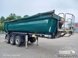 Semirremolque volquete Schwarzmüller Semitrailer Tipper Steel half pipe body 23m³
