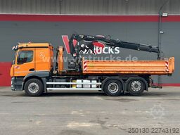 MERCEDES-BENZ Actros 2546L 6x2 Lenk-/Lift Abroller mit Kran