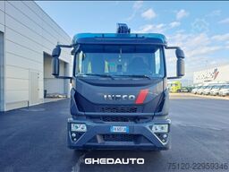 IVECO EUROCARGO 180E28 CON GRU PM E CASSONE FISSO