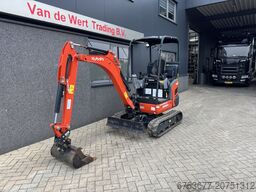 KUBOTA KX019-4 minigraver/graafmachine rups 1 bak 2020 LPG 45UUR Zeer net