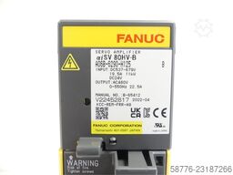 Fanuc A06B-6290-H125 Servo Amplifier Version: B SN:V22452817 - ! -