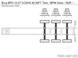 Burg BPO 12-27 CCXHX 20-30FT Tank / BPW Axles / ADR ...