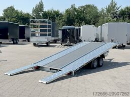 Martz GT KIPPBAR 400/2 S 2,7T | HOLZ + ALURIFFELBLECHBODEN 405X215CM 2700KG AUTOTRAILER