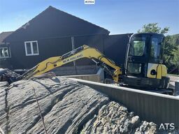 New Holland E55B excavator w/ digging bucket, sanding bucket,