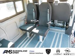 Opel Movano C L2H2 Kombi, 9-Sitzer, Zusatzklima/Heizung,1 Rollstuhlpl.