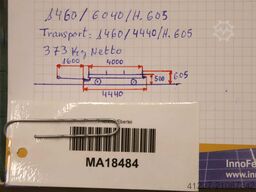 unbekannt 4000/1460/H605 mm