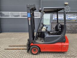 Linde E16C, Triplex, Freelift & Sideshift.