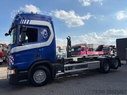 Scania R 410 + HAAKARM SYSTEEM 25ton + 6X2 + LIFT AS +...