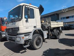MERCEDES-BENZ Actros 1841 / 4X4 ALLRAD / Kipper+Kran /WENIG KM