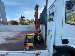 IVECO 75E16 Pritsche mit Kran Fassi