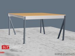 5x5m Lagerbühne , Belastung : 500kg/qm Unterkante: 2,5m , ca. 25qm Systembühne