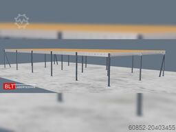 10x20m Lagerbühne , Belastung : 500kg/qm Unterkante: 2,5m ,ca. 200qm Systembühne