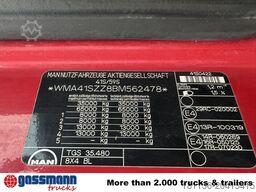 MAN TGS 35.400 8x4 BL, Schub-Knick bis 6,5m Container