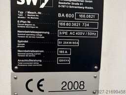 SW Schwäbische Werkzeugmaschinen GmbH BA 600   2-CNC, 2-spindlig