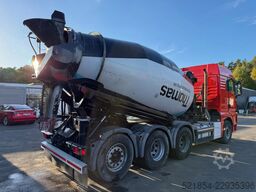 MAN TGX 35.500 8x4, 10m3 Mixer + Hydraulic-slide, 2015