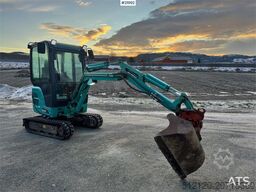 Kobelco SK18 Mini excavator w/ Powertilt, 3 buckets, rippe
