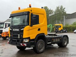 SCANIA 450 XT 4x4 Euro 6 SZM Kipphydraulik Blatt / Luft