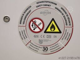 asecos 1200/640/H2140 mm