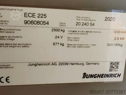 Jungheinrich ECE 225 Li-Ion/ 2.4m/ 2020yy/ 3004mh