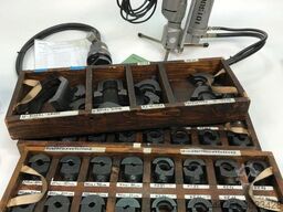 Pfisterer Kabelschuhpresse viel Zubehör Kabelzange