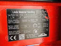 Linde L 14 i Triplex Batterie Bj.22