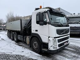 Volvo FM410 8X4 Kipper mit Kran HIAB 244-5