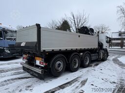 Volvo FM410 8X4 Kipper mit Kran HIAB 244-5