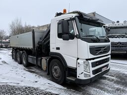 Volvo FM410 8X4 Kipper mit Kran HIAB 244-5