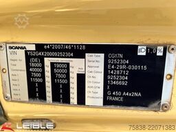 SCANIA G 450 A4x2NA XT*Kipp-Hydro*325TKM*Alcoa*