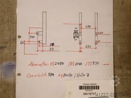 Linde E15Z-02 1,5 to  Freisichtmast