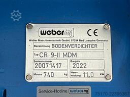 Weber CR 9 MDM Hatz-Diesel / 740kg / E-Start / DEMO