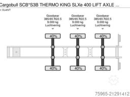 SCHMITZ CARGOBULL SCB*S3B THERMO KING SLXe 400 LIFT AXLE FLOWERWID