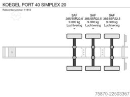 Kögel PORT 40 SIMPLEX 20